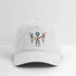 Life is dead. Jammin' Jerry Grateful Dead Stealie Dad Hat - white