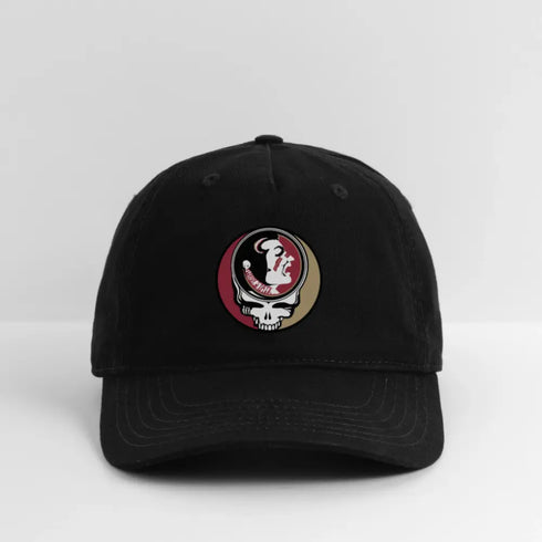 FSU 'Chief Osceloa' Stealie Grateful Dead Dad Hat - black
