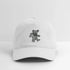 Grey Dancing Bear Grateful Dead Stealie Dad Hat - white