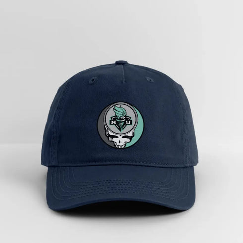 New York Liberty Grateful Dead Stealie Dad Hat - navy