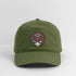 US Army Medical Service Grateful Dead Stealie Dad Hat - olive green