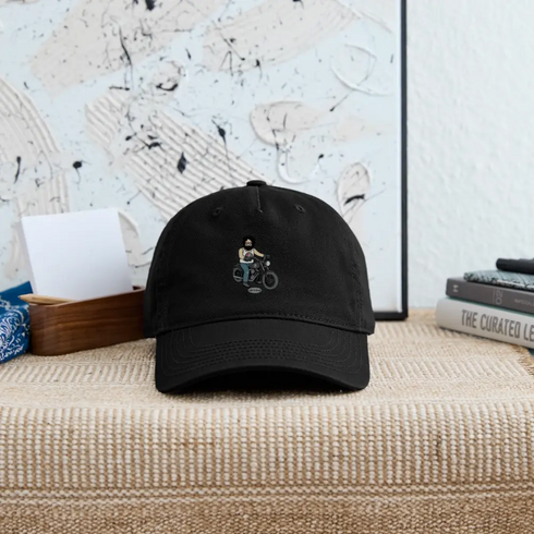 Life is dead. Jerry's Hog Grateful Dead Stealie Dad Hat - black