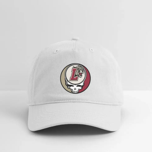 Lafayette College Grateful Dead Stealie Dad Hat - white