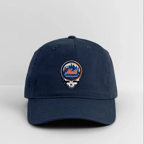 Mets Alternate Stealie Dead Dad Hat - navy