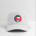 Oklahoma Map Stealie Grateful Dead Dad Hat - white