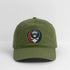 Los Angeles Angels Grateful Dead Stealie Dad Hat - olive green