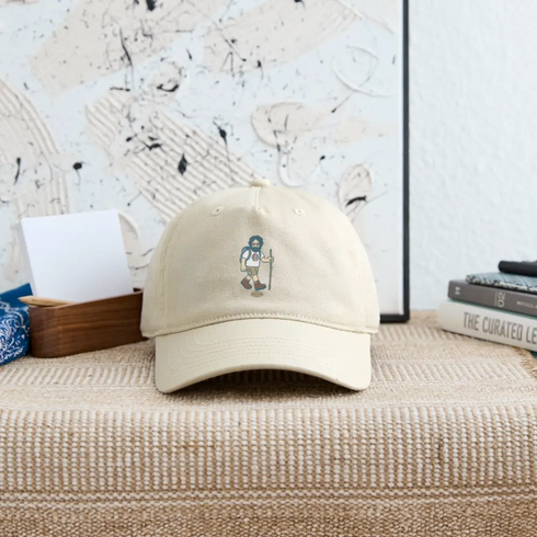 Life is dead. Jerry's Hikin' Grateful Dead Stealie Dad Hat - khaki