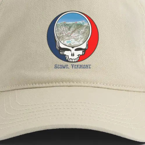 Stowe Trail Map Stealie Grateful Dead Dad Grateful Dead Hat