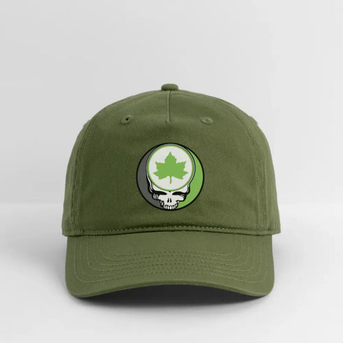NYC Parks Grateful Dead Stealie Dad Hat - olive green