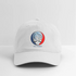 Pico Mountain Trail Map Stealie Grateful Dead Dad Hat - white