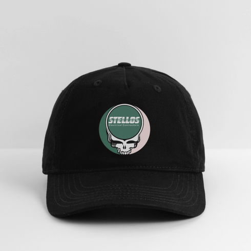 Stellos Stealie Grateful Dead Dad Hat - black