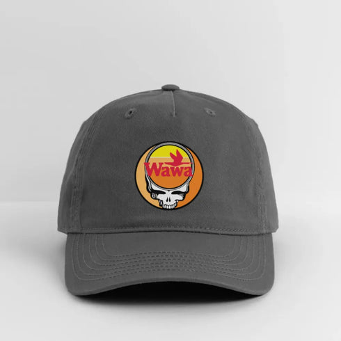 Wawa Stealie Grateful Dead Stealie Dad Hat - charcoal