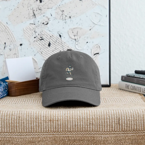 Life is dead. Jerry's Runnin' Grateful Dead Stealie Dad Hat - charcoal