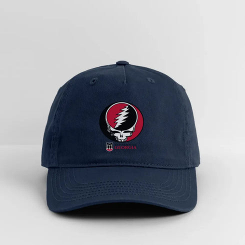 University of Georgia Grateful Dead Stealie Dad Hat - navy