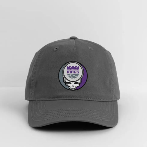Sacramento Kings Grateful Dead Stealie Dad Hat - charcoal