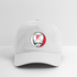 Hingham Lacrosse Grateful Dead Stealie Dad Hat - white