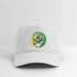 2026 Brazil World Cup Grateful Dead Stealie Dad Hat - white