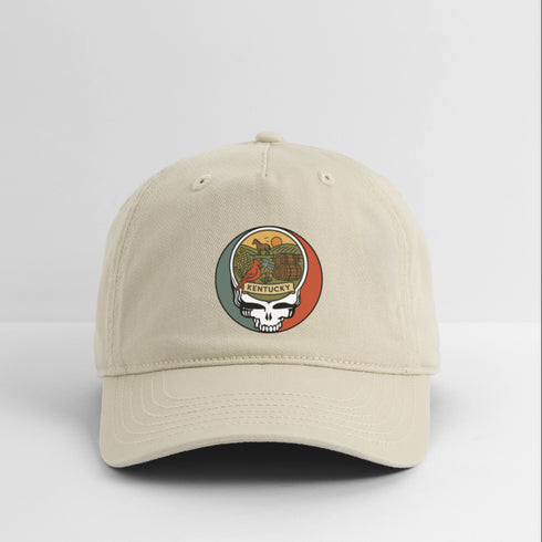 Kentucky Stealie Grateful Dead Dad Hat - khaki