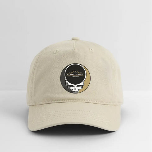 Centre Station Stealie Grateful Dead Dad Hat - khaki
