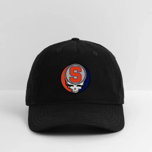 Syracuse Grateful Dead Stealie Dad Hat - black