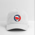 Massachusetts Map Stealie Grateful Dead Dad Hat - white