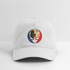 Custom Dog Stealie Grateful Dead Dad Hat (98) - white
