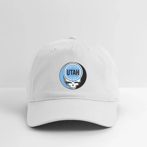 Utah Hockey Club Grateful Dead Stealie Dad Hat - white