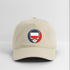 South Dakota Map Stealie Grateful Dead Dad Hat - khaki