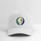 Maine Unofficial State Flag Stealie Grateful Dead Dad Hat - white