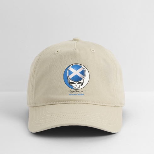 2026 Scotland World Cup Grateful Dead Stealie Dad Hat - khaki