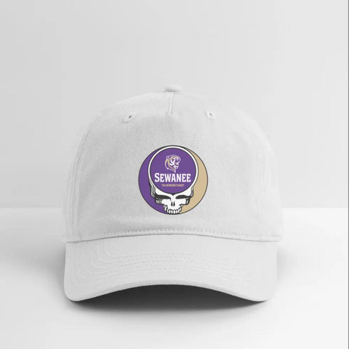 Sewanee Stealie Grateful Dead Dad Hat - white