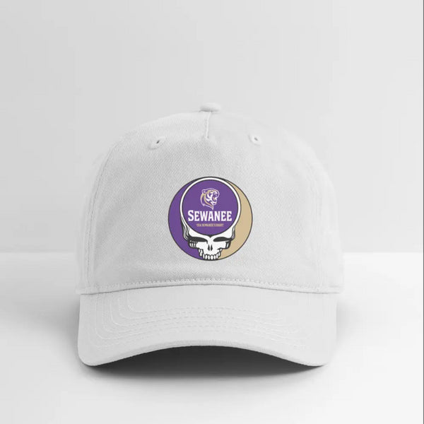 Sewanee Stealie Grateful Dead Dad Hat - white