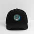 Grey Fox Grateful Dead Stealie Dad Hat - black