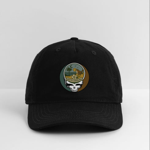 South Carolina Stealie Grateful Dead Dad Hat - black