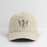 Life is dead. Jammin' Jerry Grateful Dead Stealie Dad Hat - khaki