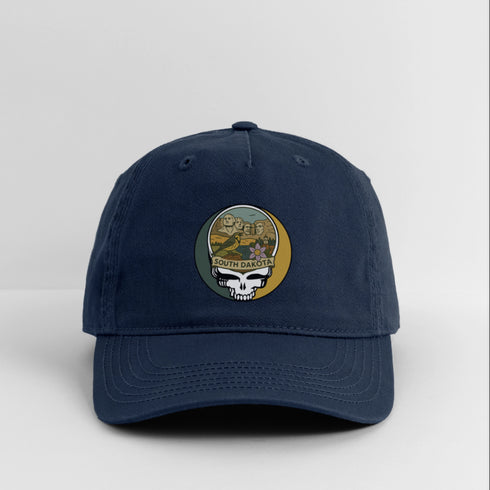 South Dakota Stealie Grateful Dead Dad Hat - navy
