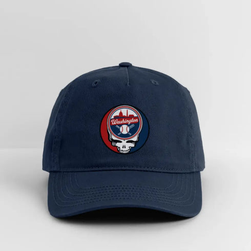 Washington Nationals Grateful Dead Stealie Dad Hat - navy