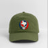 Texas Map Stealie Grateful Dead Dad Hat - olive green