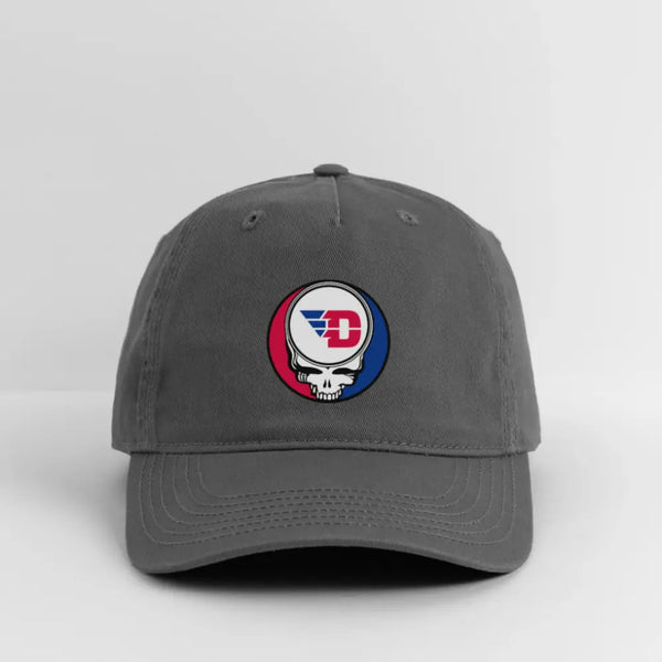 University of Dayton Grateful Dead Stealie Dad Hat - charcoal