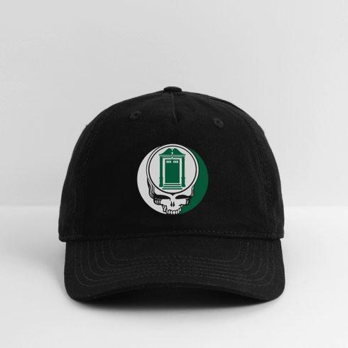 Custom Deerfield Academy Stealie Grateful Dead Dad Hat - black
