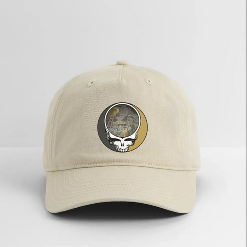 Centre Station Stealie Grateful Dead Dad Hat - khaki