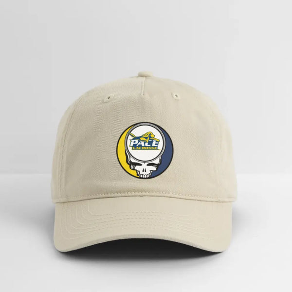 Pace Lacrosse Grateful Dead Stealie Dad Hat - khaki