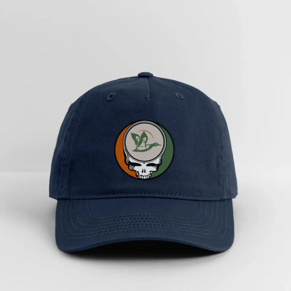 Duck Hunting Grateful Dead Stealie Dad Hat - navy