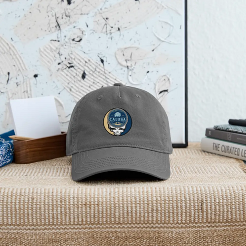 Calusa Oyster Company Grateful Dead Stealie Dad Hat - charcoal