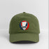 Arkansas Map Stealie Grateful Dead Dad Hat - olive green