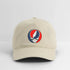 Classic Grateful Dead Stealie Dad Hat - khaki