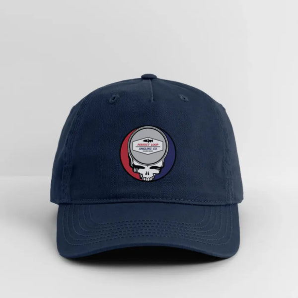 Perfect Loop Grateful Dead Stealie Dad Hat - navy