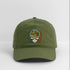 North Carolina Stealie Grateful Dead Dad Hat - olive green