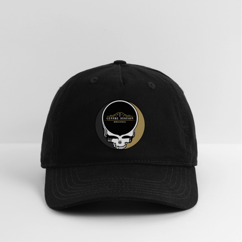 Centre Street Stealie Grateful Dead Dad Hat - black