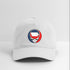 Iowa Map Stealie Grateful Dead Dad Hat - white